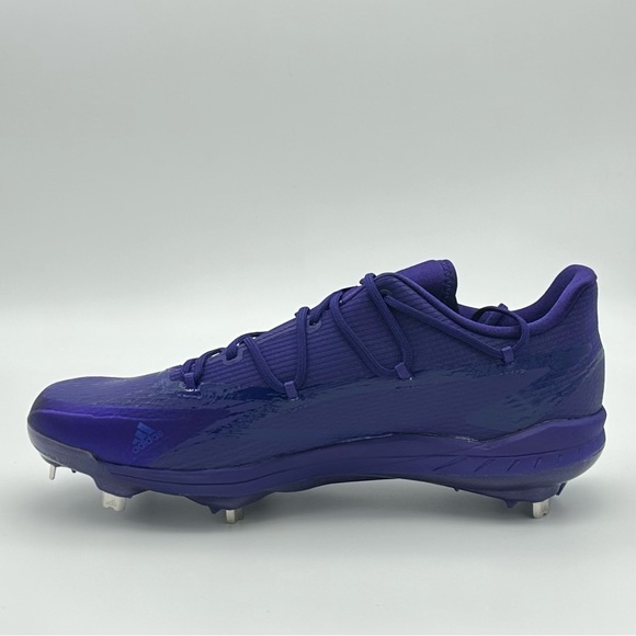 adidas Adizero Afterburner 8 Purple Men's Baseball Cleats H00980 - Picture 3 of 6